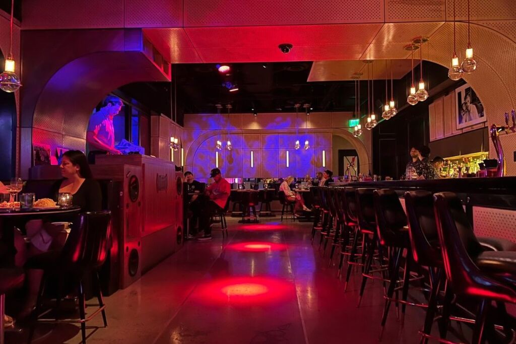 Superfrico with upscale decor and a warm ambiance