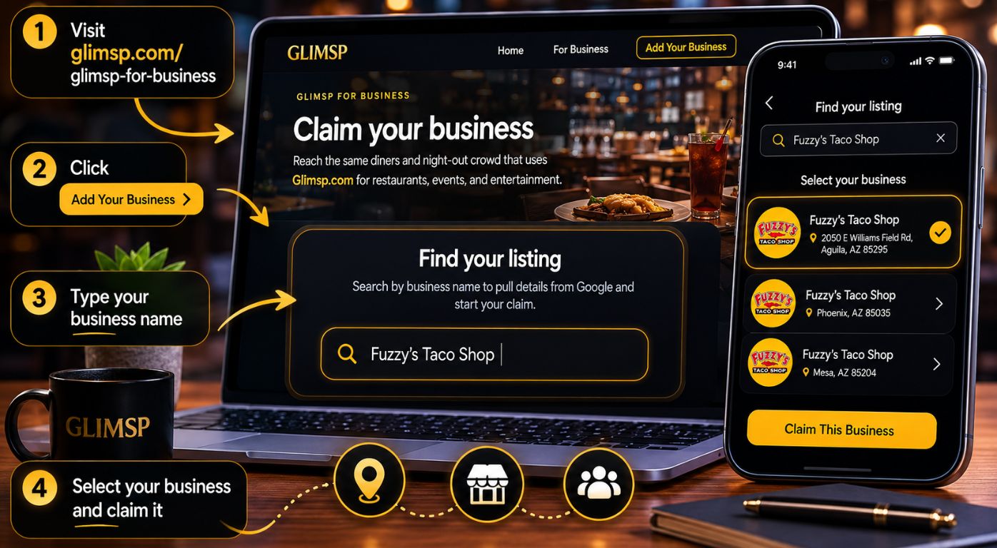 Add Your Business on Glimsp)
